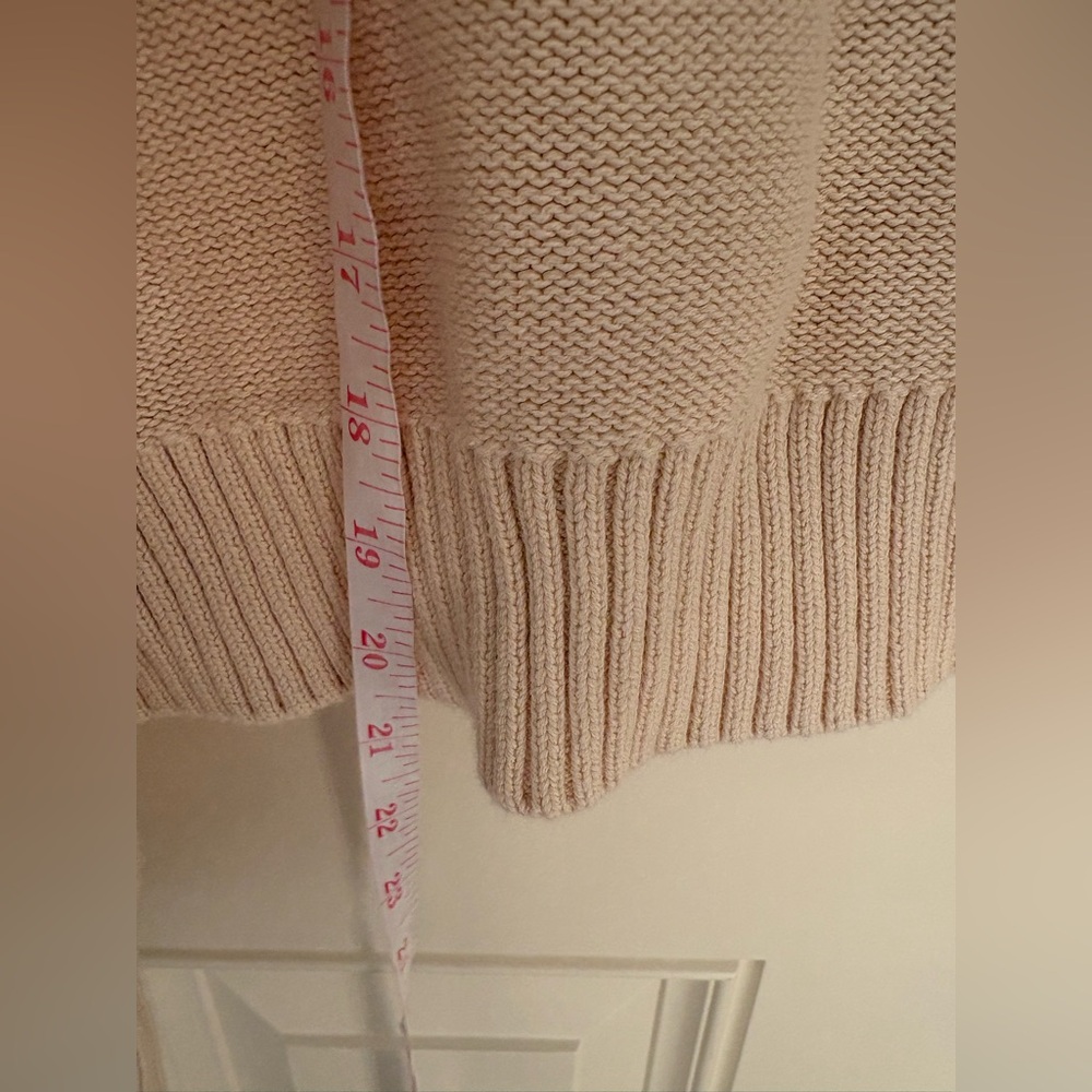 Quince 100% Organic Cotton Cropped Cardigan Size XL - Picture 7 of 8